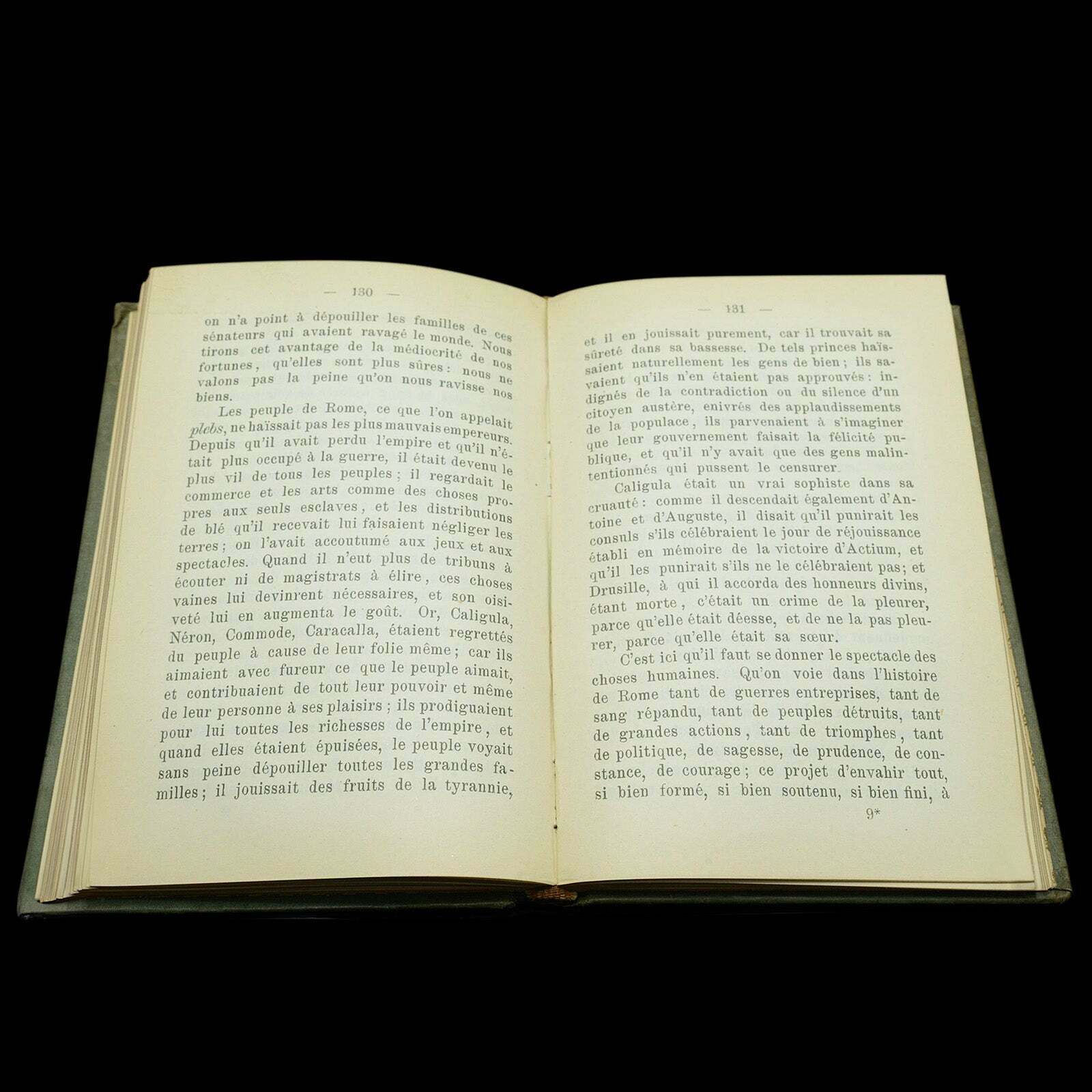 photo furniture Antique Book Grandeur Des Romains, Montesquieu, French Language, Mid Victorian