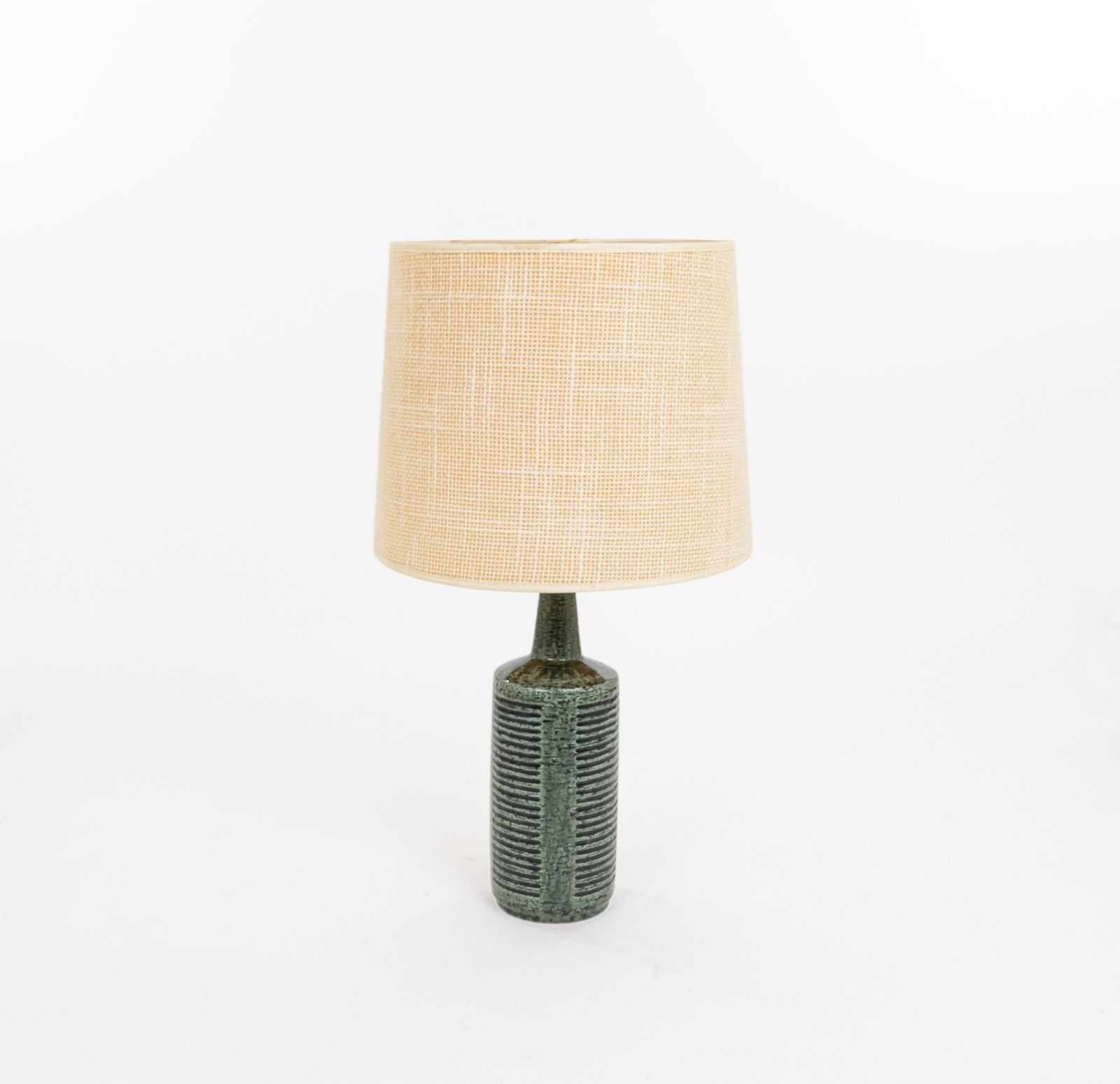 Green & Charcoal Dl/30 Table Lamp By Linnemann Schmidt For Palshus, 1960s