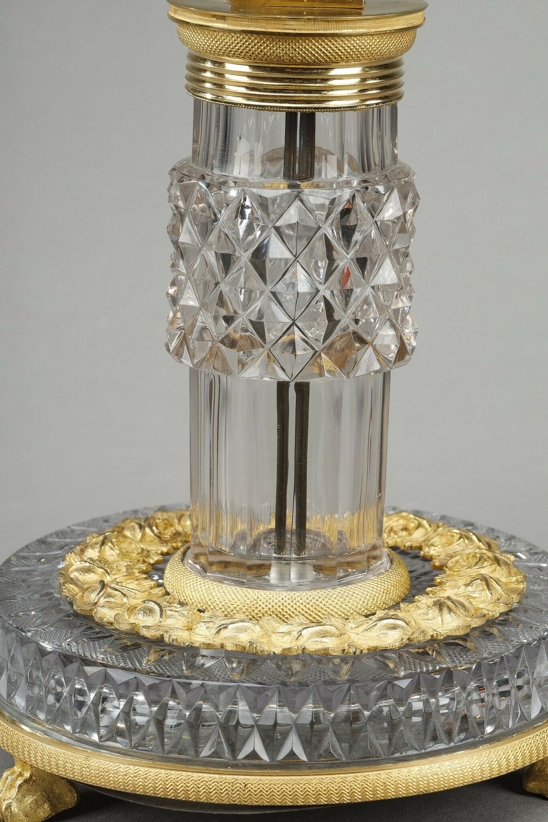 photo for sale Toilet Mirror In Cut Crystal And Charles X Gilt Bronze Frame