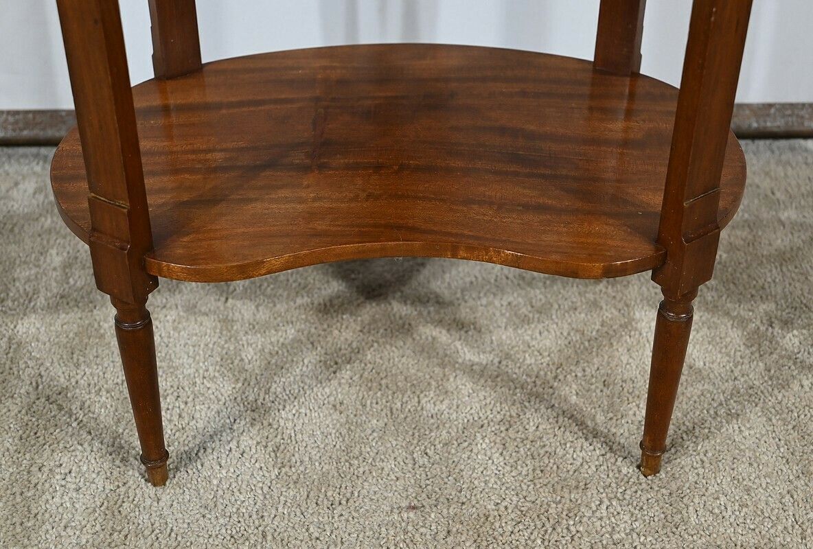 photo for sale Small Mahogany Drum Table, Louis XVI Style – 1st Half Of The 20th Century