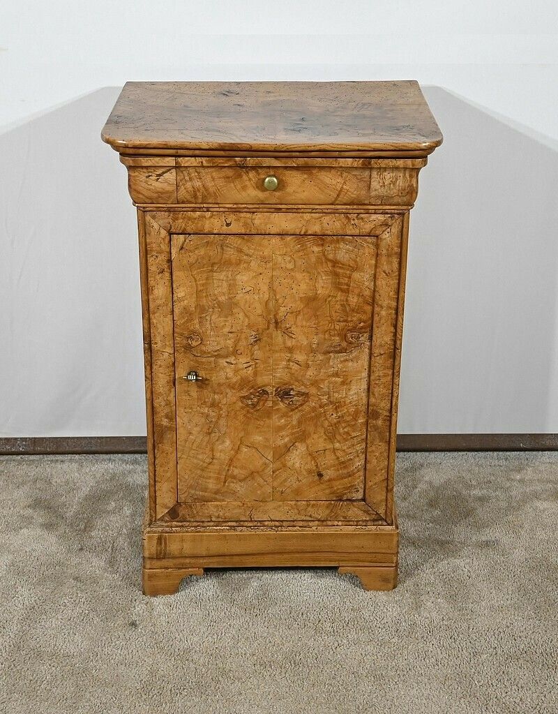 Ash Bedside Table, Restoration Period – 1st Part 19th Century