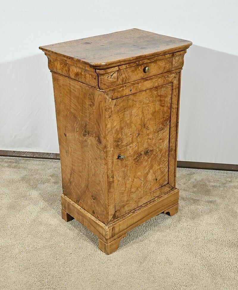 Ash Bedside Table, Restoration Period – 1st Part 19th Century photo furniture