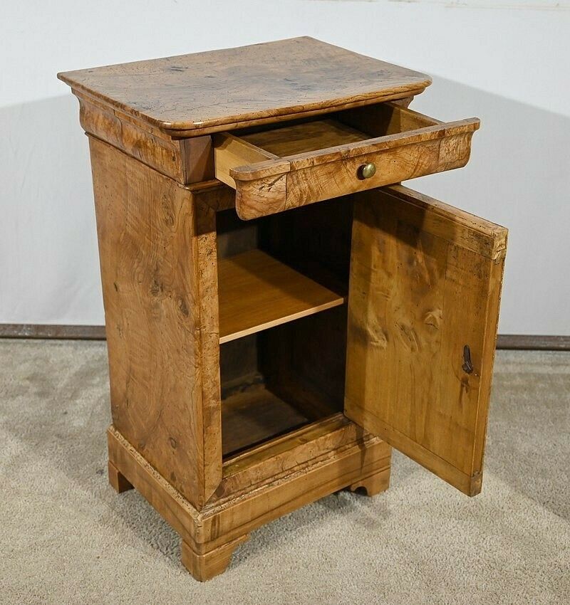 Ash Bedside Table, Restoration Period – 1st Part 19th Century photo 1262.58064556