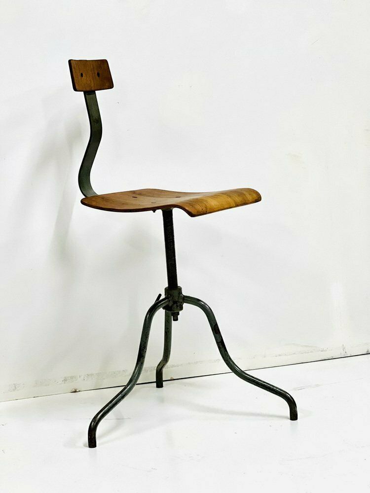 Vintage Industriële Stoel, 1950 photo vintage