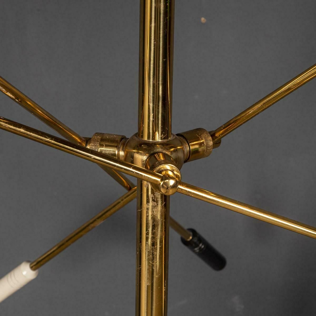 photo for sale An Italian Articulated Standing Floor Lamp , C.1970