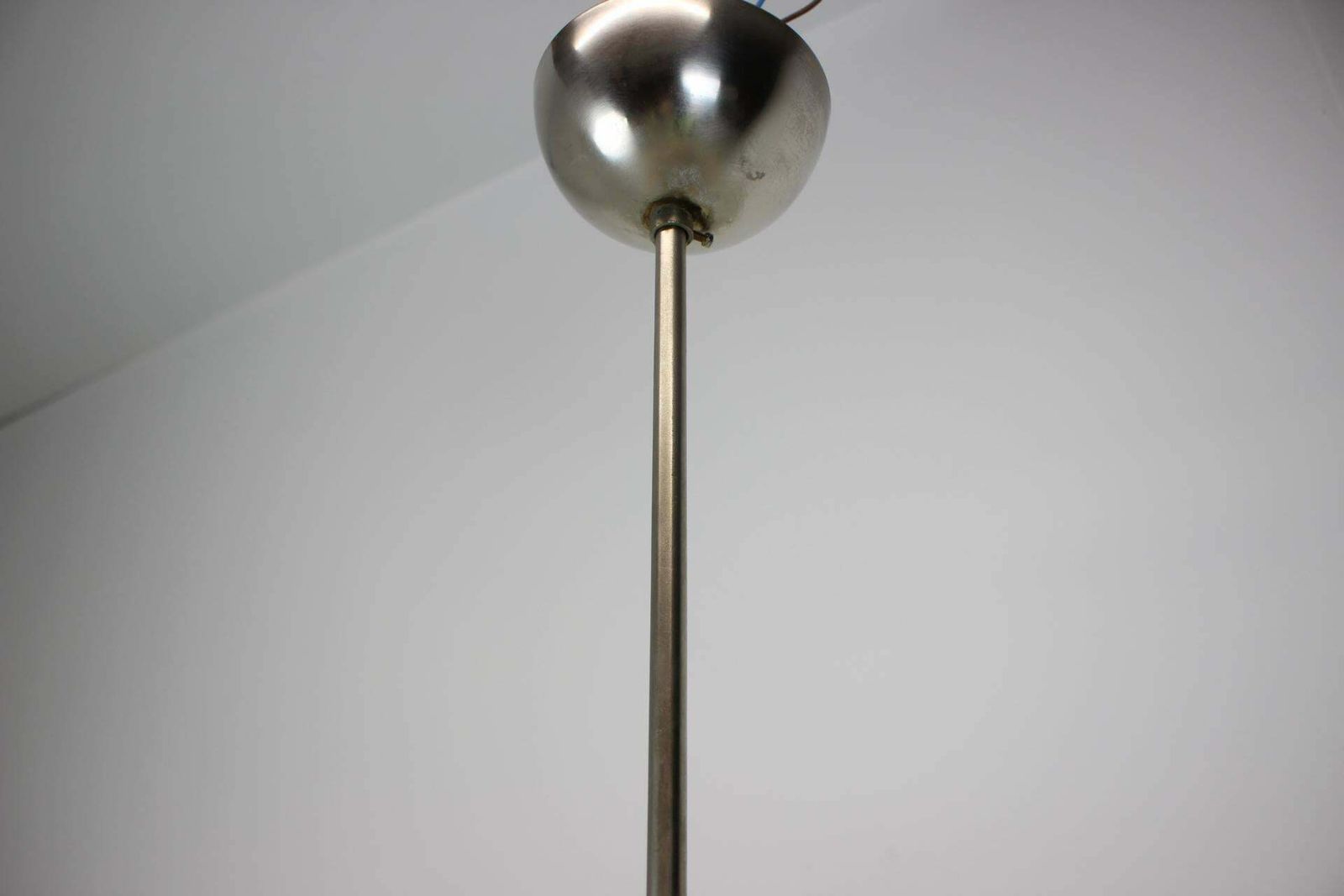Art Deco Chrome Pendant Light By Designer Franta Anyz, Czechoslovakia, 1930's photo vintage