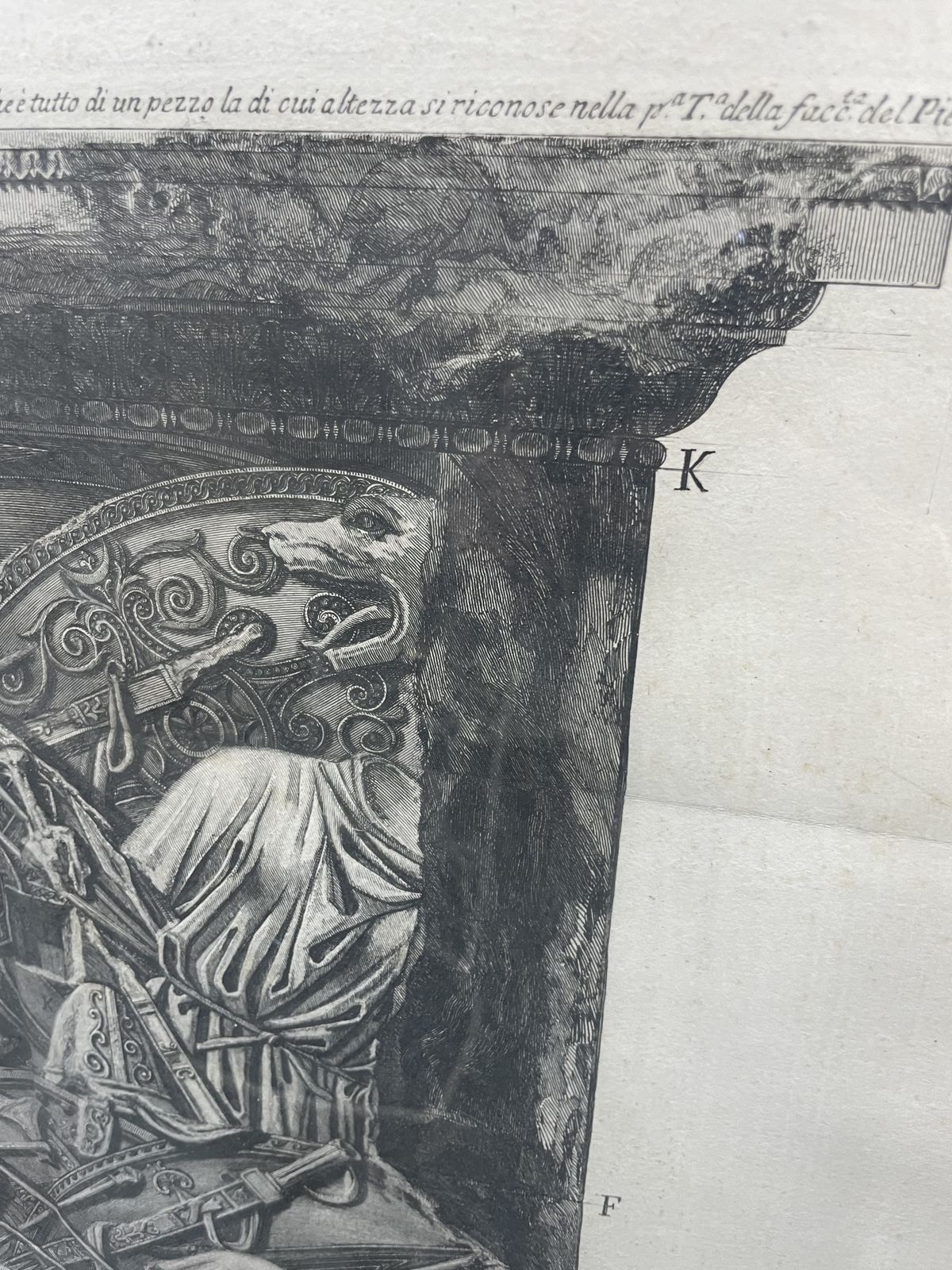 photo furniture Piranesi 2 Engravings "Frontals Of Trajan's Column Pedestal" XVIII