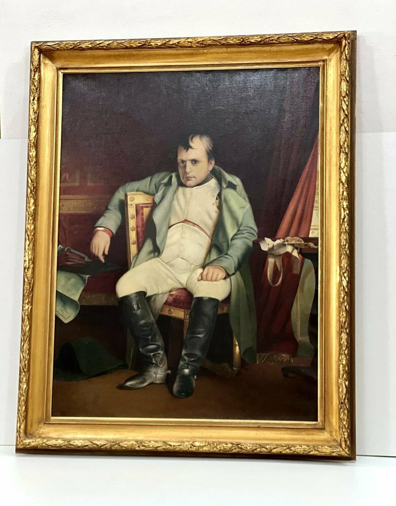 Xaver Diblik, Napoleon Bonaparte Portrait, 1950, Schilderij photo for sale