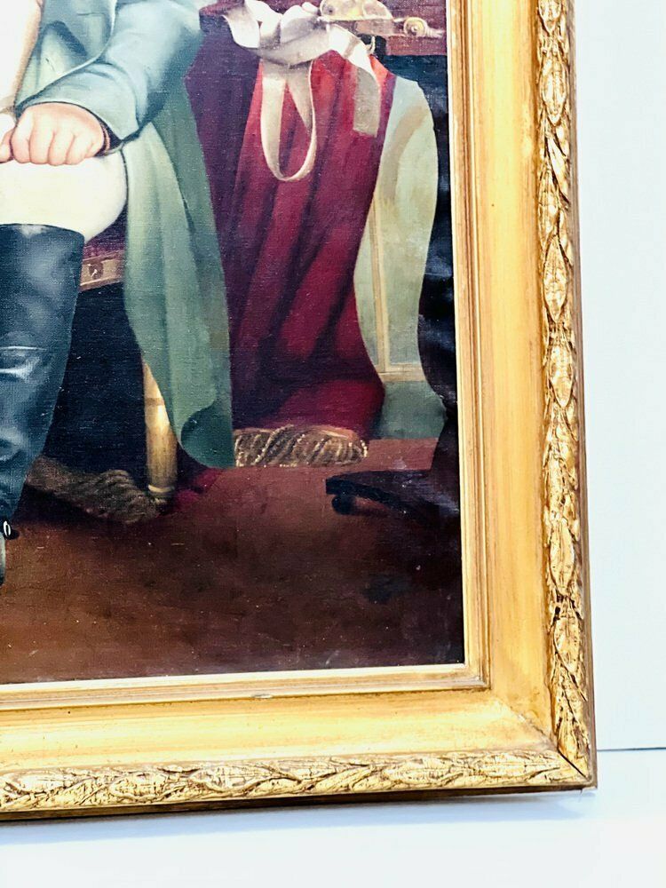 Xaver Diblik, Napoleon Bonaparte Portrait, 1950, Schilderij photo vinterior