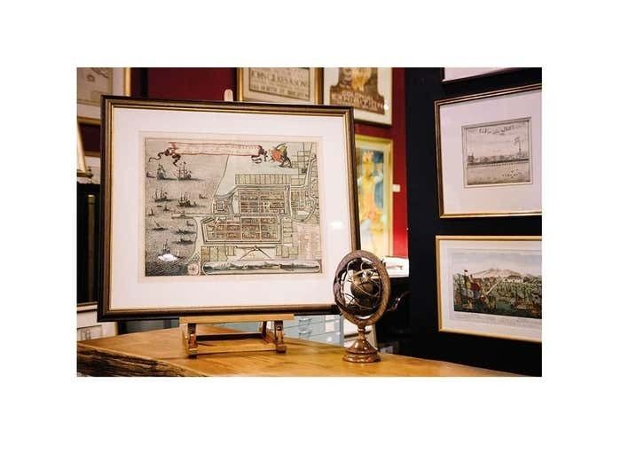 Antique Map Of South America By Balbi '1847' photo Art