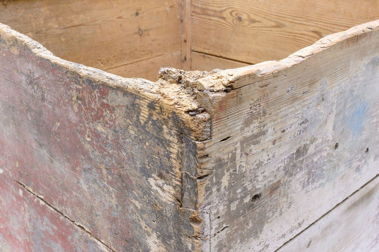 Weathered Grain Bin, 1800s, Pine photo Garden Furniture