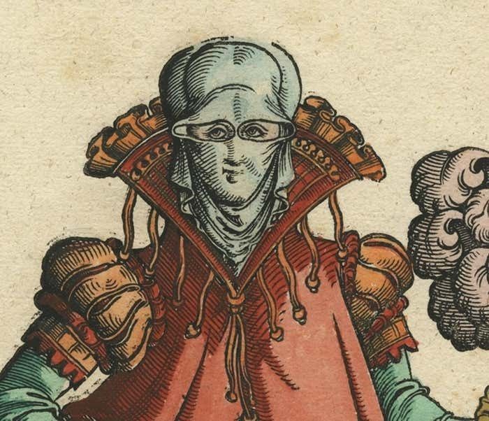 Rare Early Plate Of A Virgin Woman From Naples, Italy In 16th Century Costume photo furniture