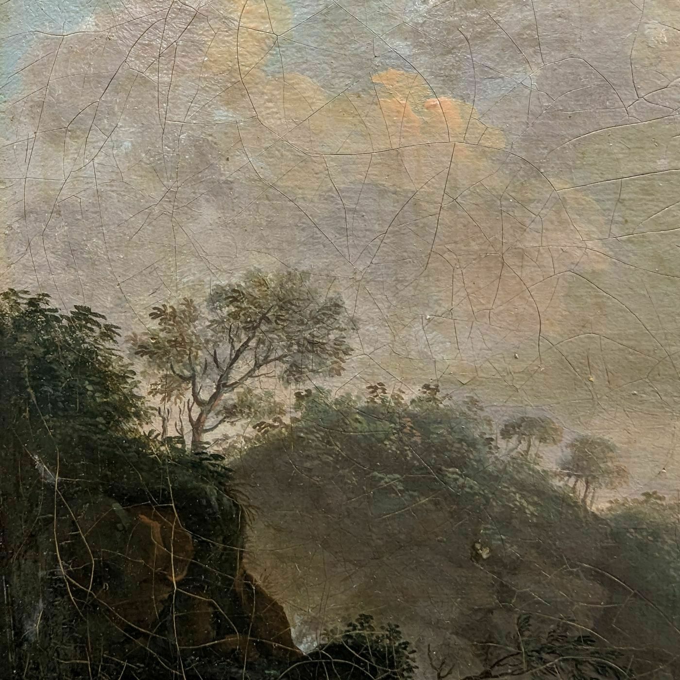 Oil On Canvas 18th Century In The Style Of Hubert Robert photo vinterior