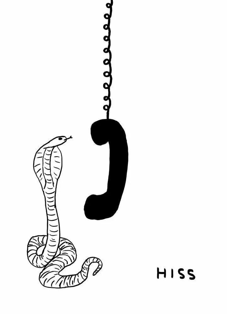 David Shrigley Untitled (Hiss), 2023
