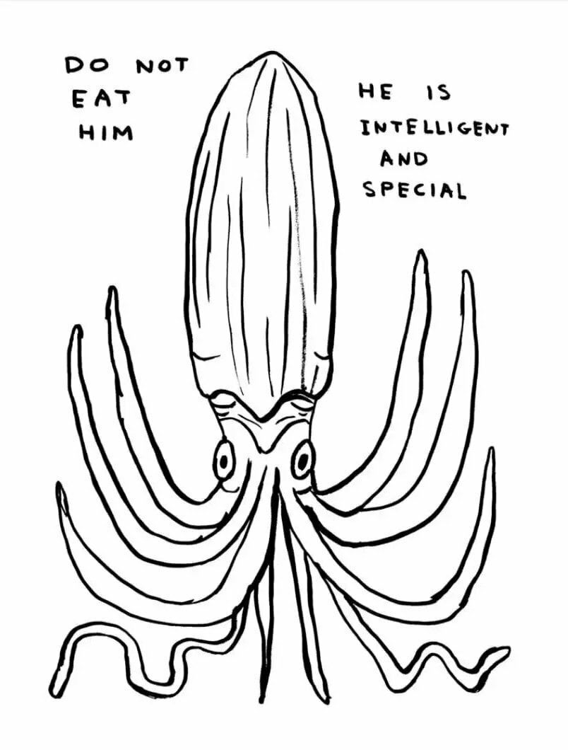 David Shrigley Do Not Eat Him, 2021