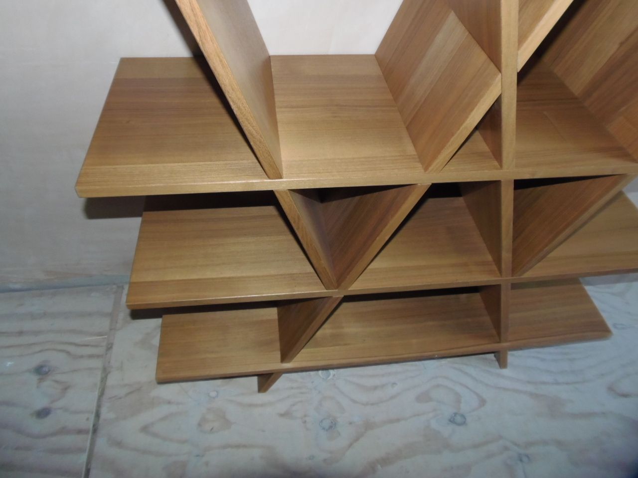 Contemporary Angular Bookshelf / Display Unit . photo Furniture