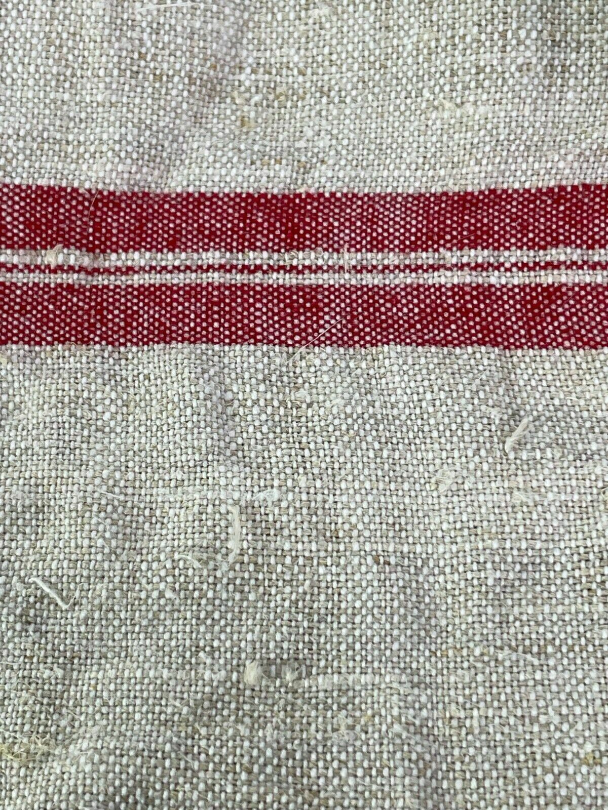 Large Vintage Antique French Hungarian Hemp Linen Table Cloth Upholstery Fabric photo Textiles