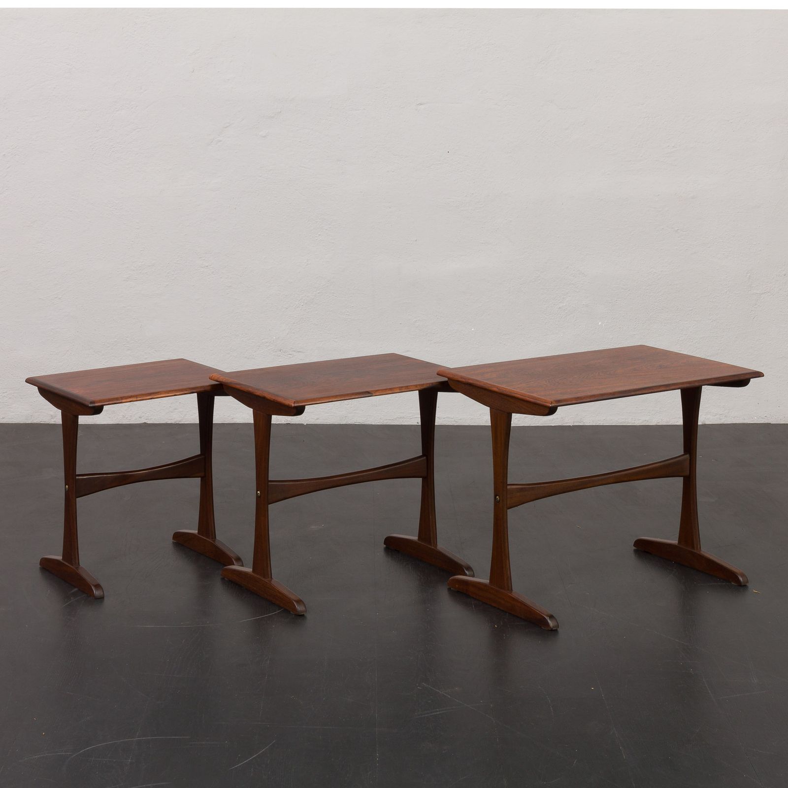 Kai Kristiansen Rosewood Nesting Tables For Vildbjerg Möbelfabrik, Denmark 1960s photo 1185.0