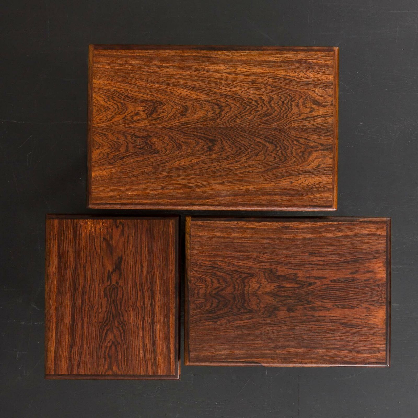 photo buy Kai Kristiansen Rosewood Nesting Tables For Vildbjerg Möbelfabrik, Denmark 1960s
