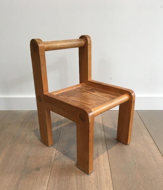 50s 29472: Unusual Small Baby Chairs. Circa 1970 photo vinterior