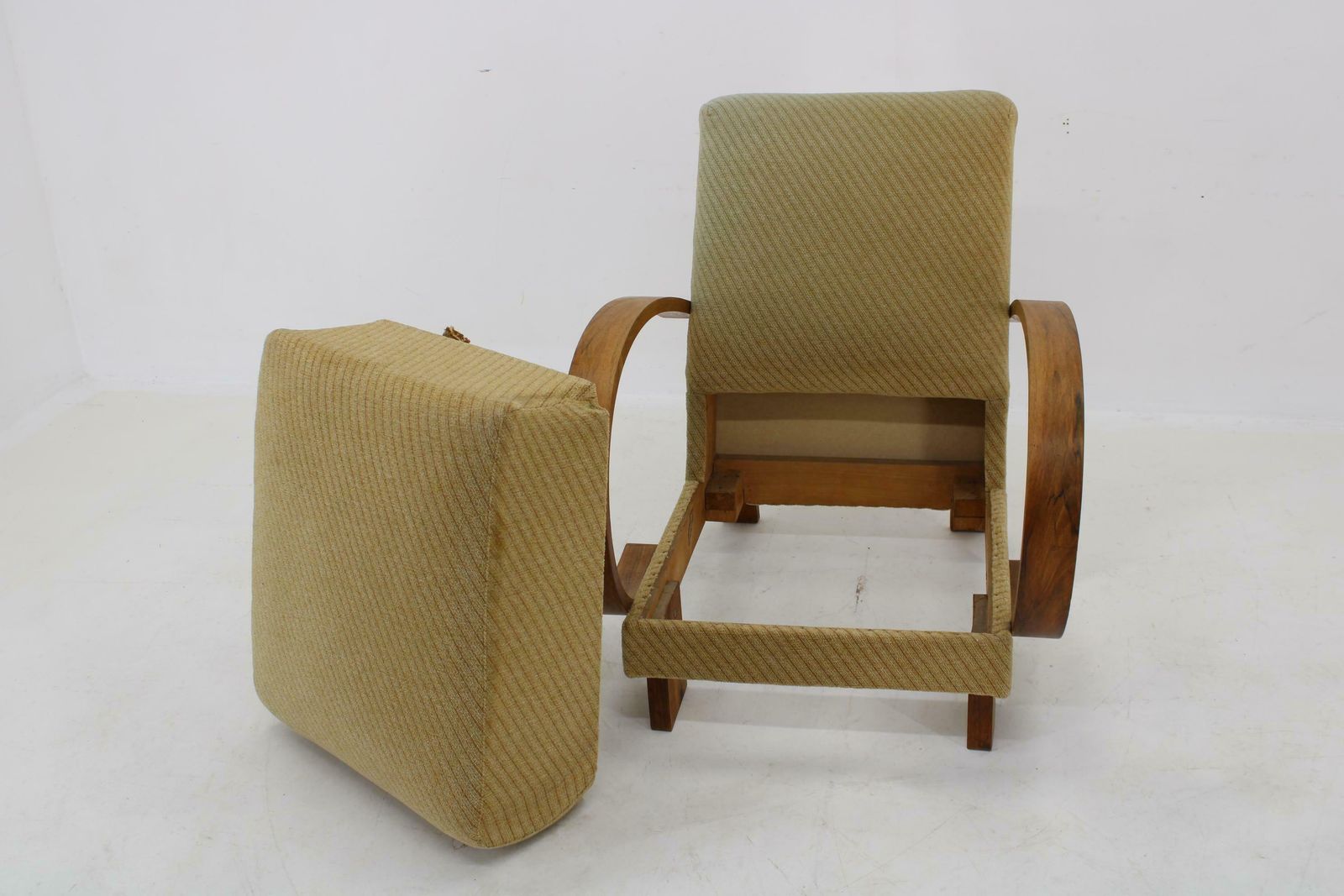 photo buy 1930s Art Deco Armchair, Czechoslovakia