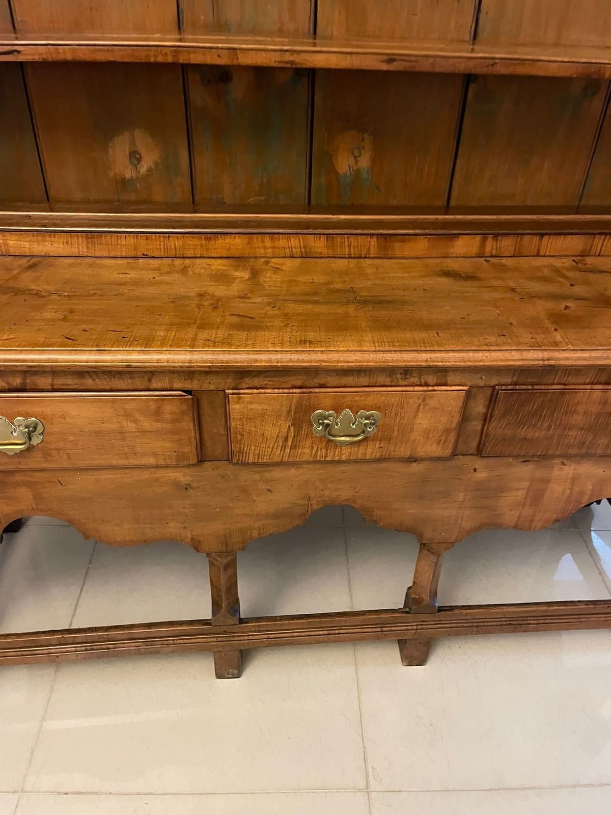 Rare American Antique George III Quality Solid Maple Wood Dresser photo furniture