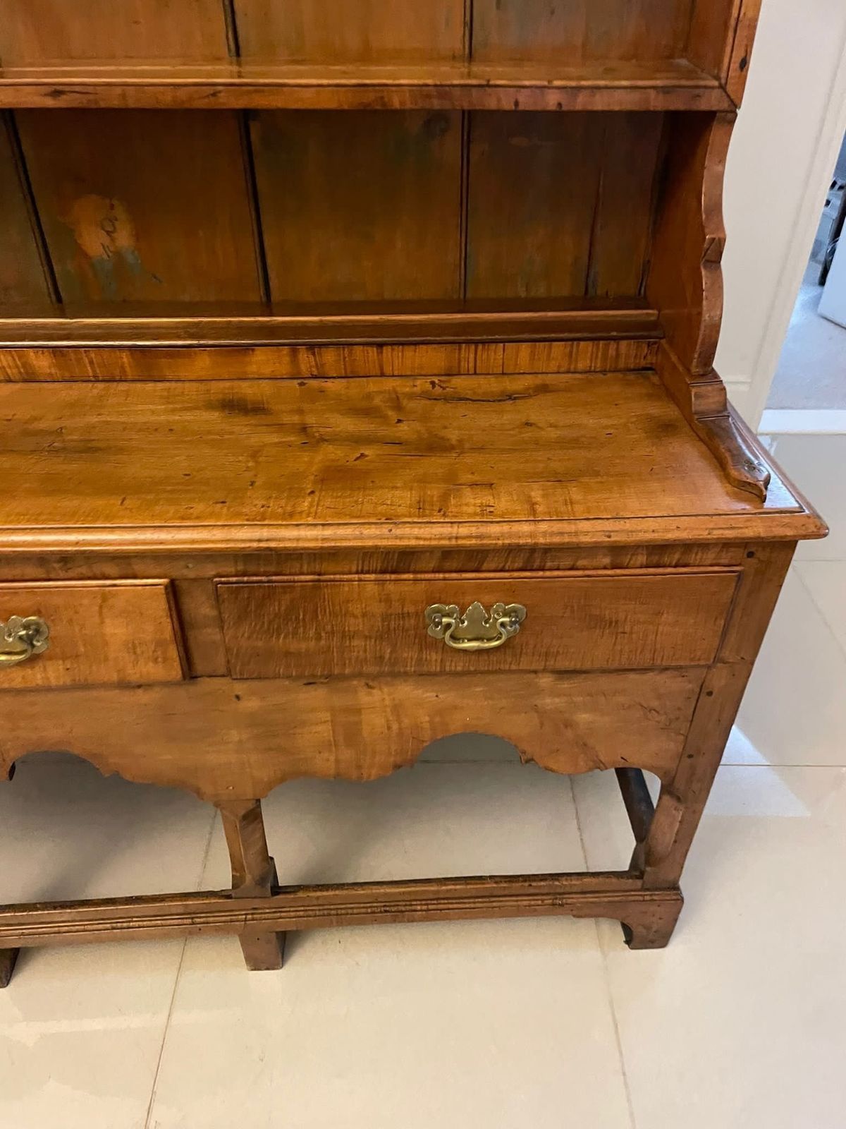 photo for sale Rare American Antique George III Quality Solid Maple Wood Dresser