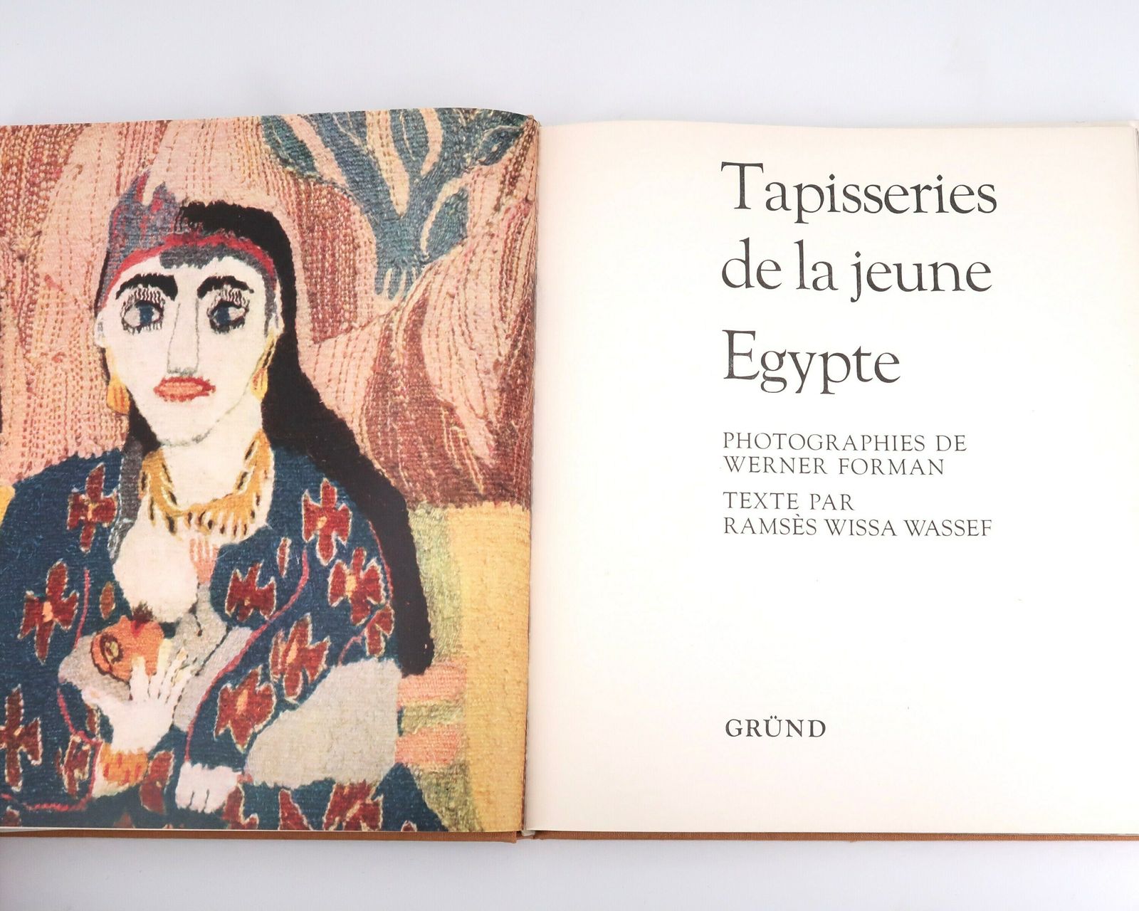 Book " Tapisseries De La Jeune Egypte " By Ramsès Wissa Wassef, Photos By Werner Forman / Egypt, Egyptian Tapestry, Wall Hanging Decor photo furniture