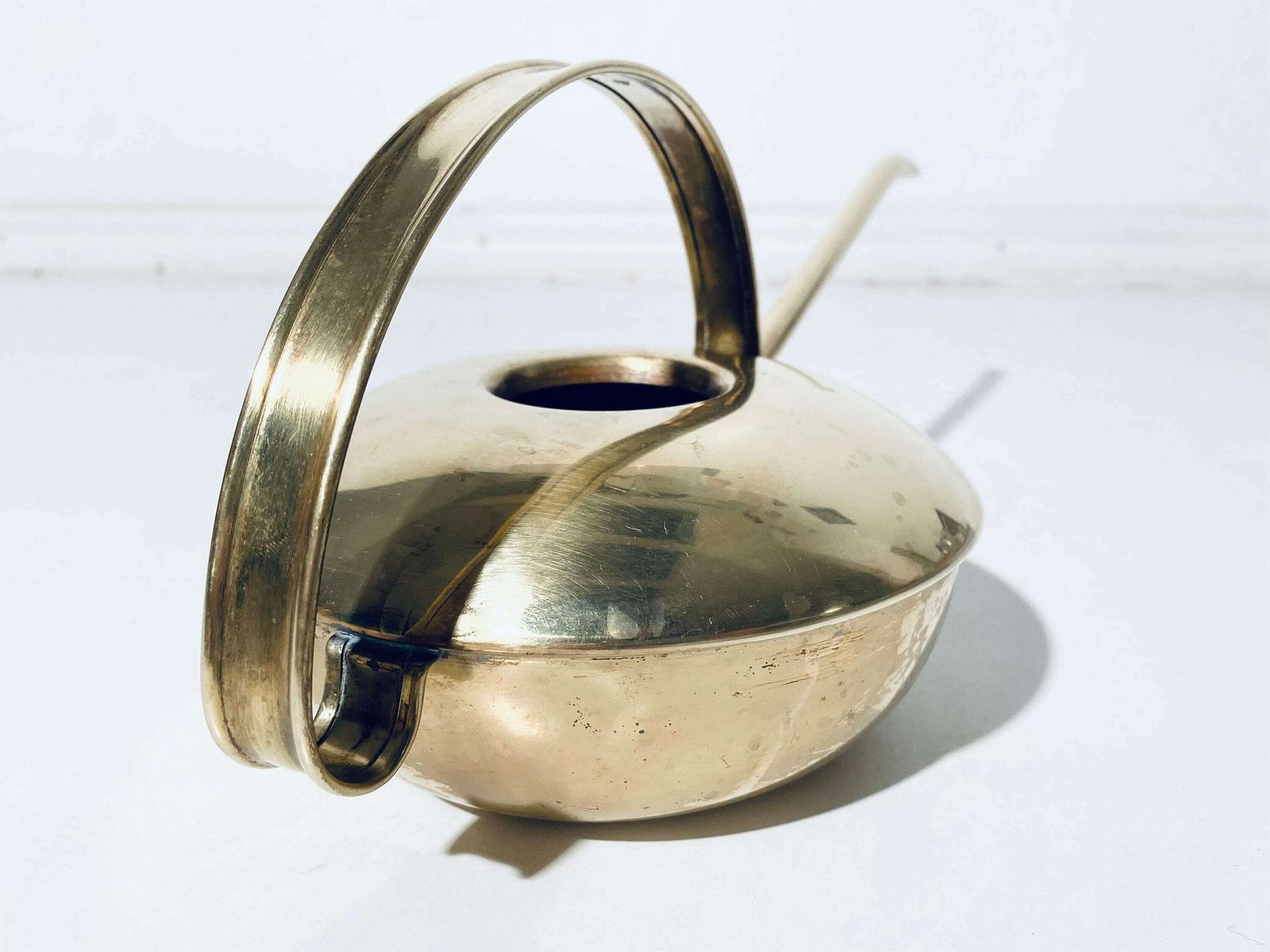 Mid Century Brass Long Spout Flower Watering Can / 1960s Vintage Decor / Made In England photo buy