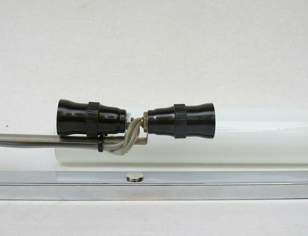 Chrome Plated Glass Wall Lamp From Napako, Czech Republic, 1930s photo for sale