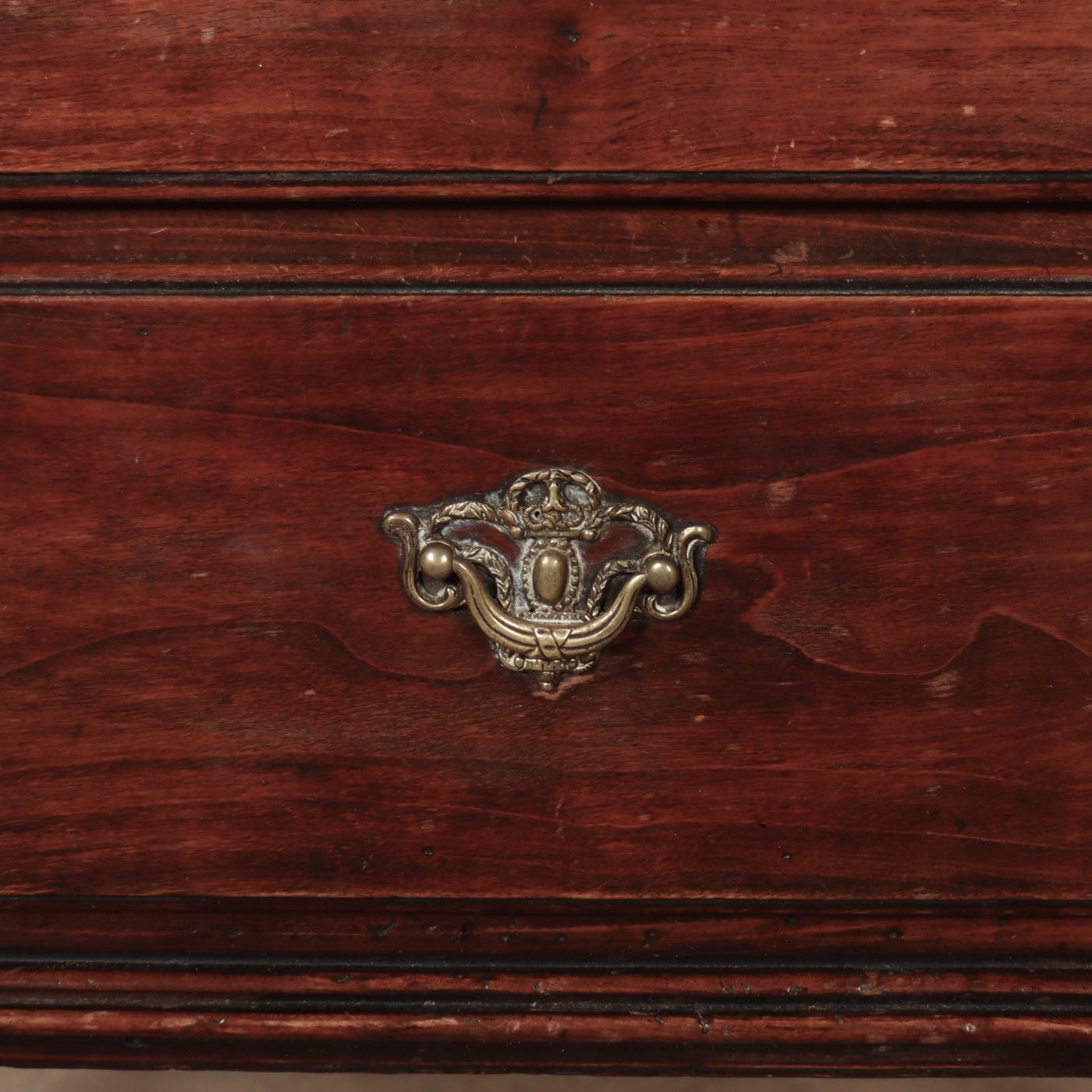 Small 18th C Two Drawer Italian Walnut Commode. 1790. photo for sale