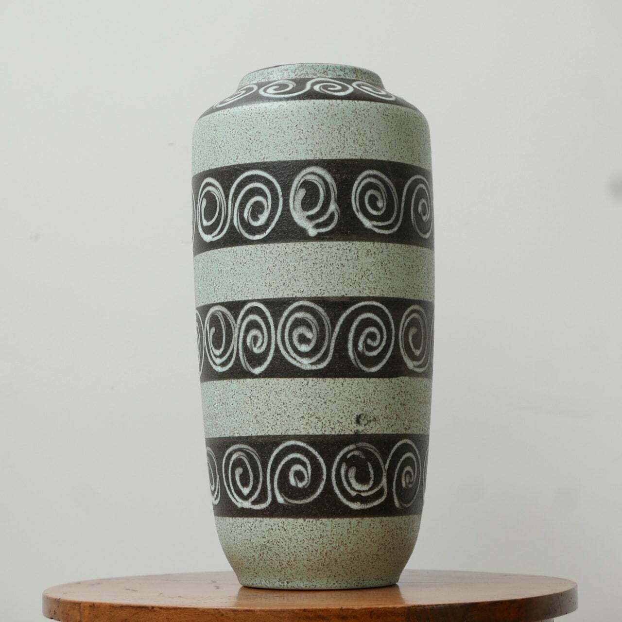 West German Green Ceramic Mid Century Vase photo buy