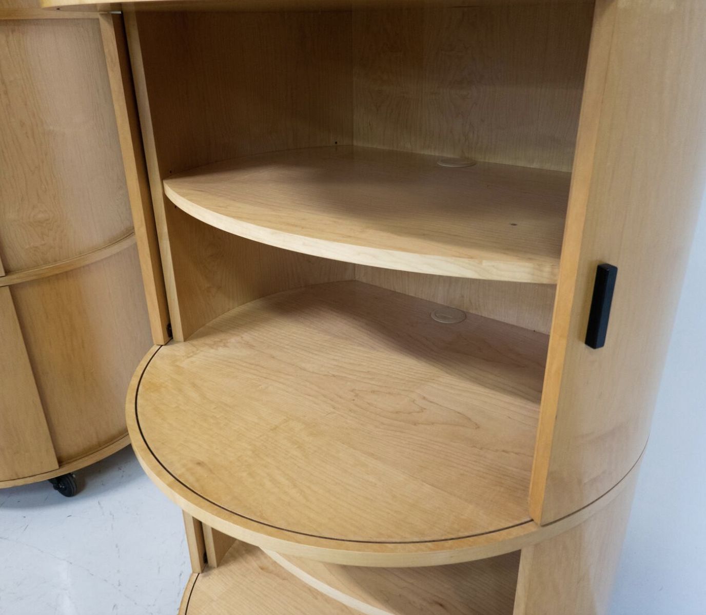 Mid Century Modern Round Cabinets ‘Big O’ By Dirk Meylaerts, 1990s photo furniture