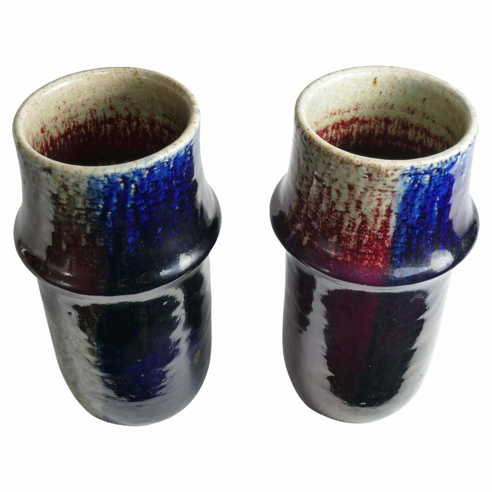 Scandinavian Modern Set Of 2 Ceramic Vases, Sylvia Leuchovius, Rörstrand 1976 £1,288.86per Set photo furniture
