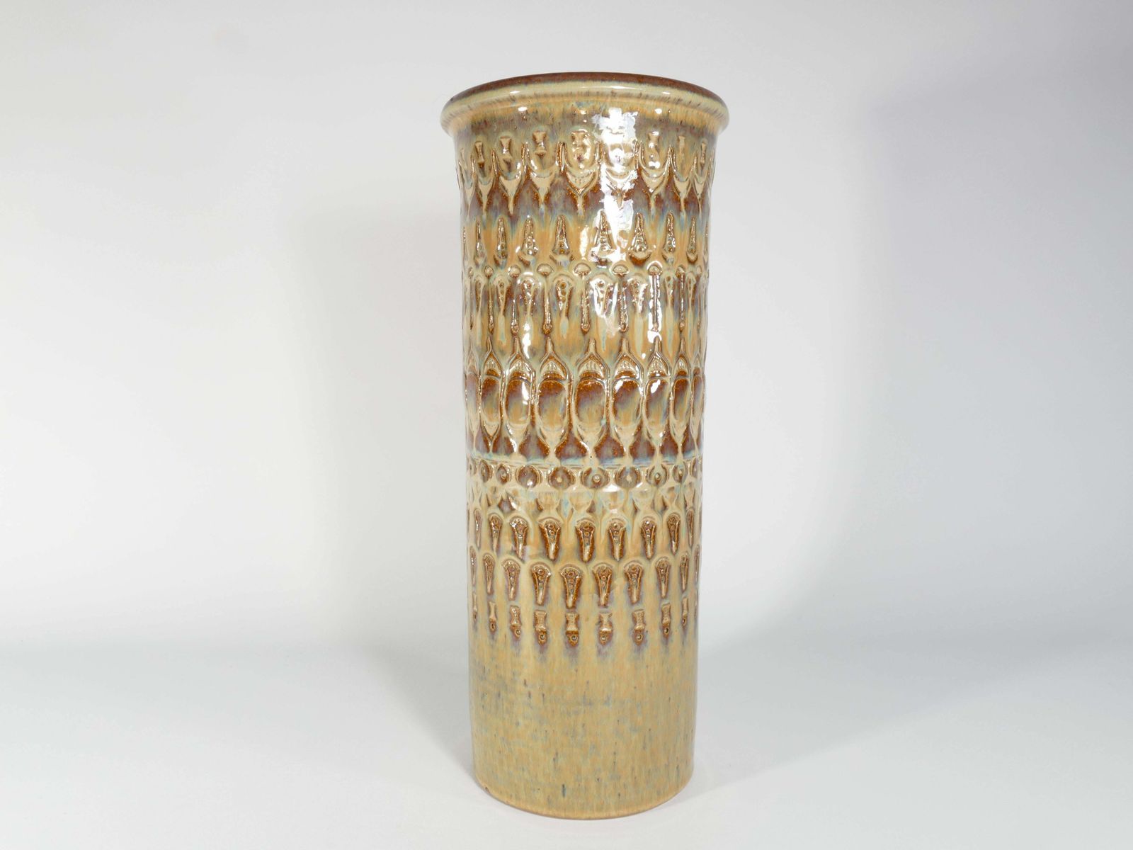 Scandinavian Modern Stoneware Floor Vase, "3119" Søholm Stentøj, 1960's photo furniture