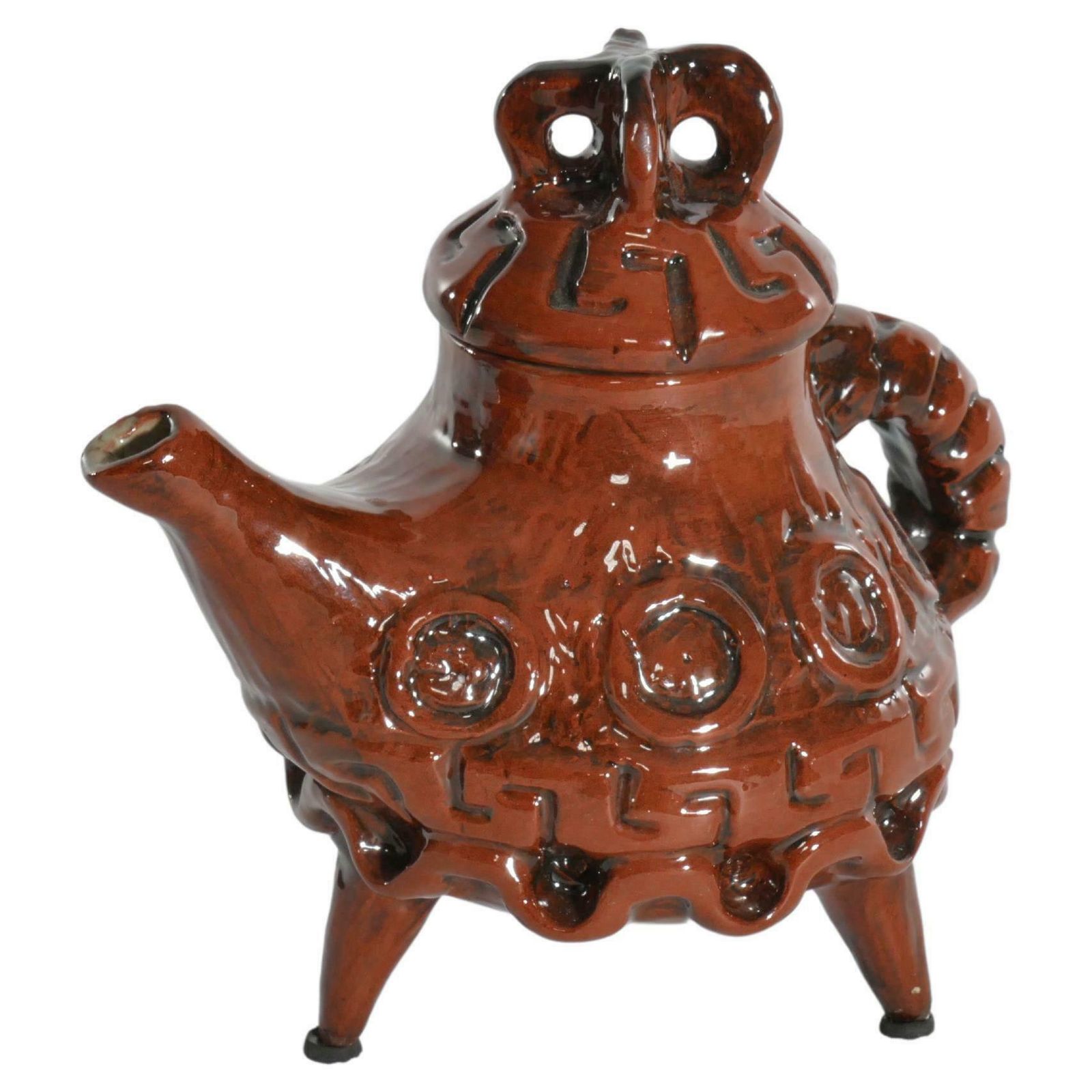Vintage Playful Teapot With Crab Like Features By Allan Hellman Sweden 1982