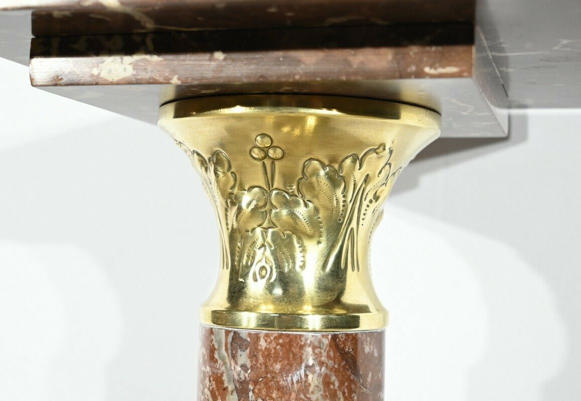 photo for sale Red Pyrenees Marble Column – Late 19th Century