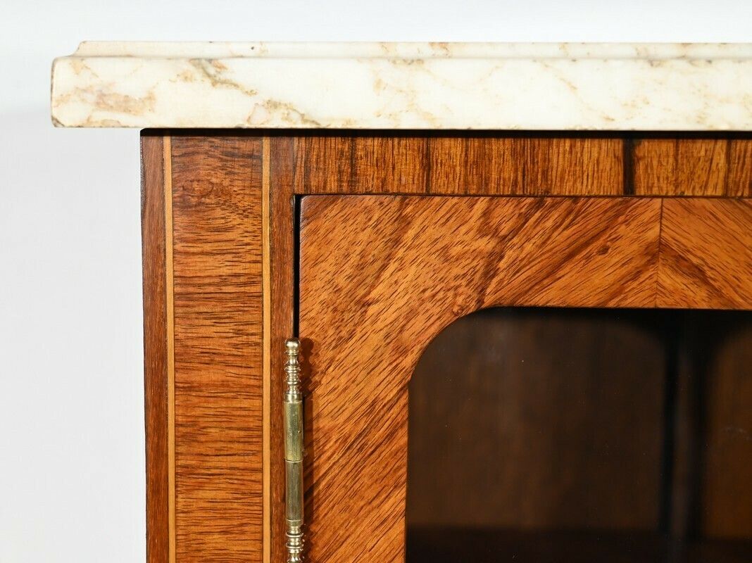 Rosewood Showcase Furniture, Louis XVI Style – Late 19th Century photo vintage