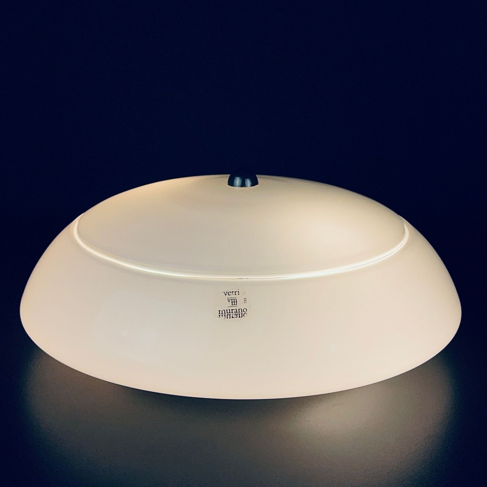 Mid Century Murano Glass Ceiling Lamp Vetri Murano 033 By Vetreria De Majo Italy 1970s photo 590.0
