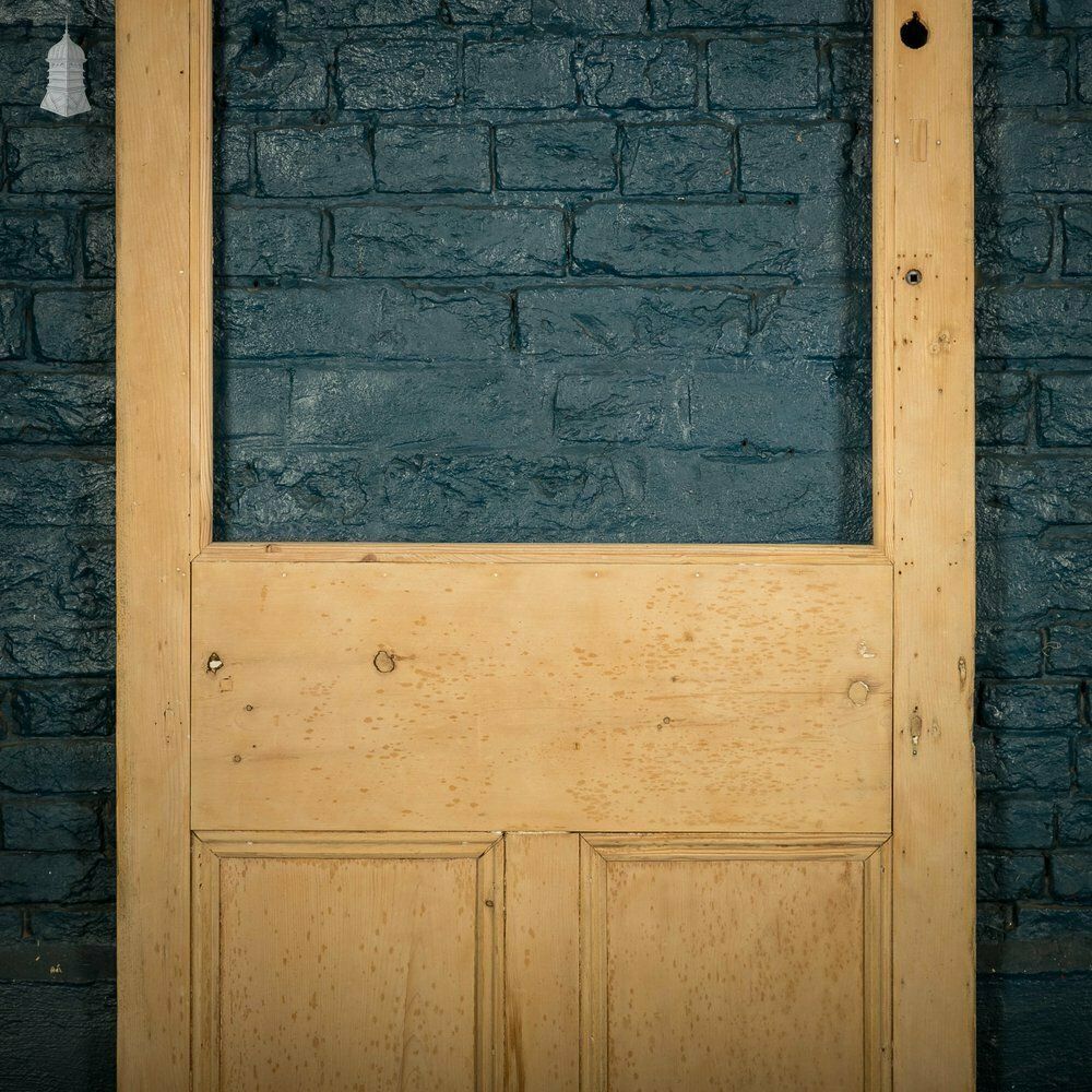 Half Glazed Door, Pine Moulded 3 Panel photo 180.0