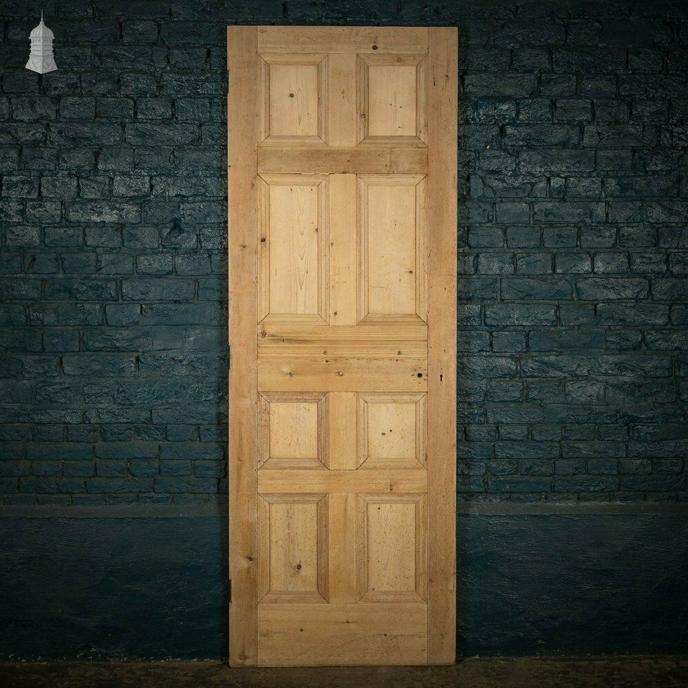 Multi Panel Door, Moulded Pine 8 Panel Door