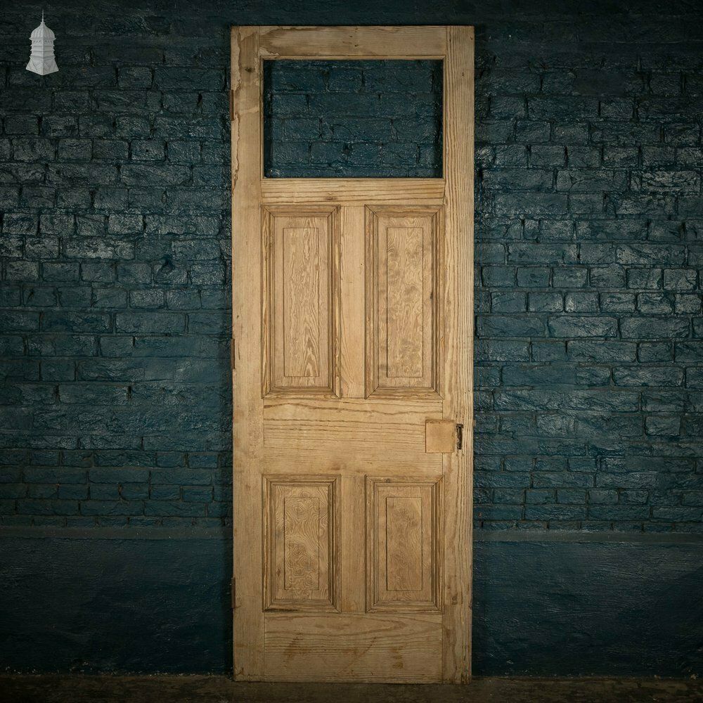 Half Glazed Door, 1 Glazed Panel Over 4 Moulded Panels