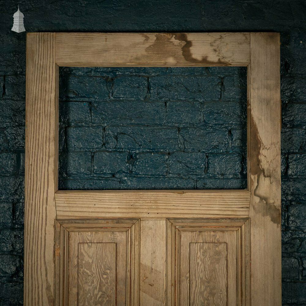 photo for sale Half Glazed Door, 1 Glazed Panel Over 4 Moulded Panels