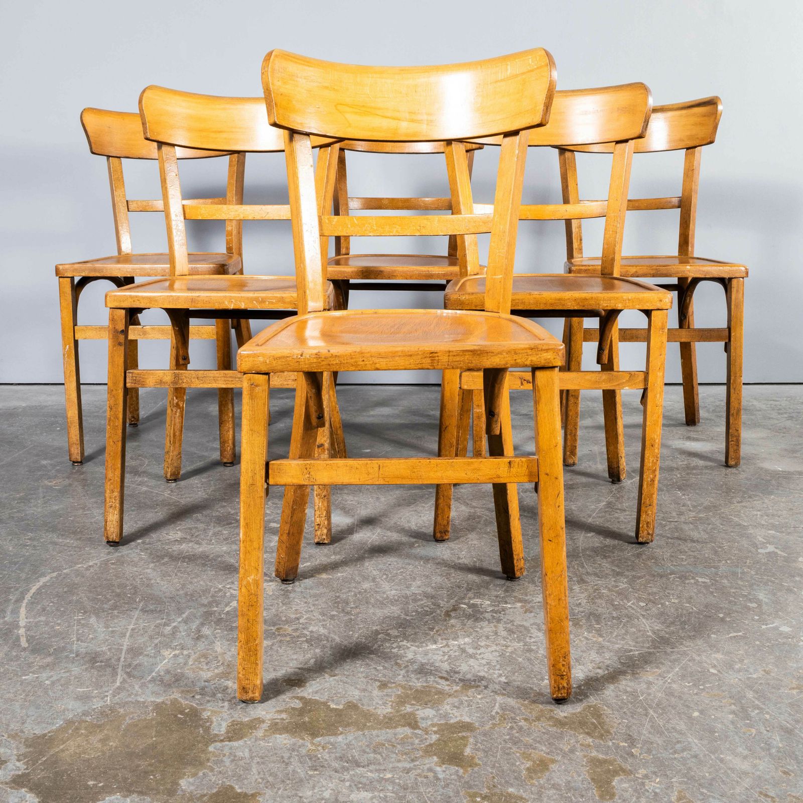 1950’s Standard Single Bar Back Farmhouse French Mixed Dining Chairs – Good Quantities Available photo buy