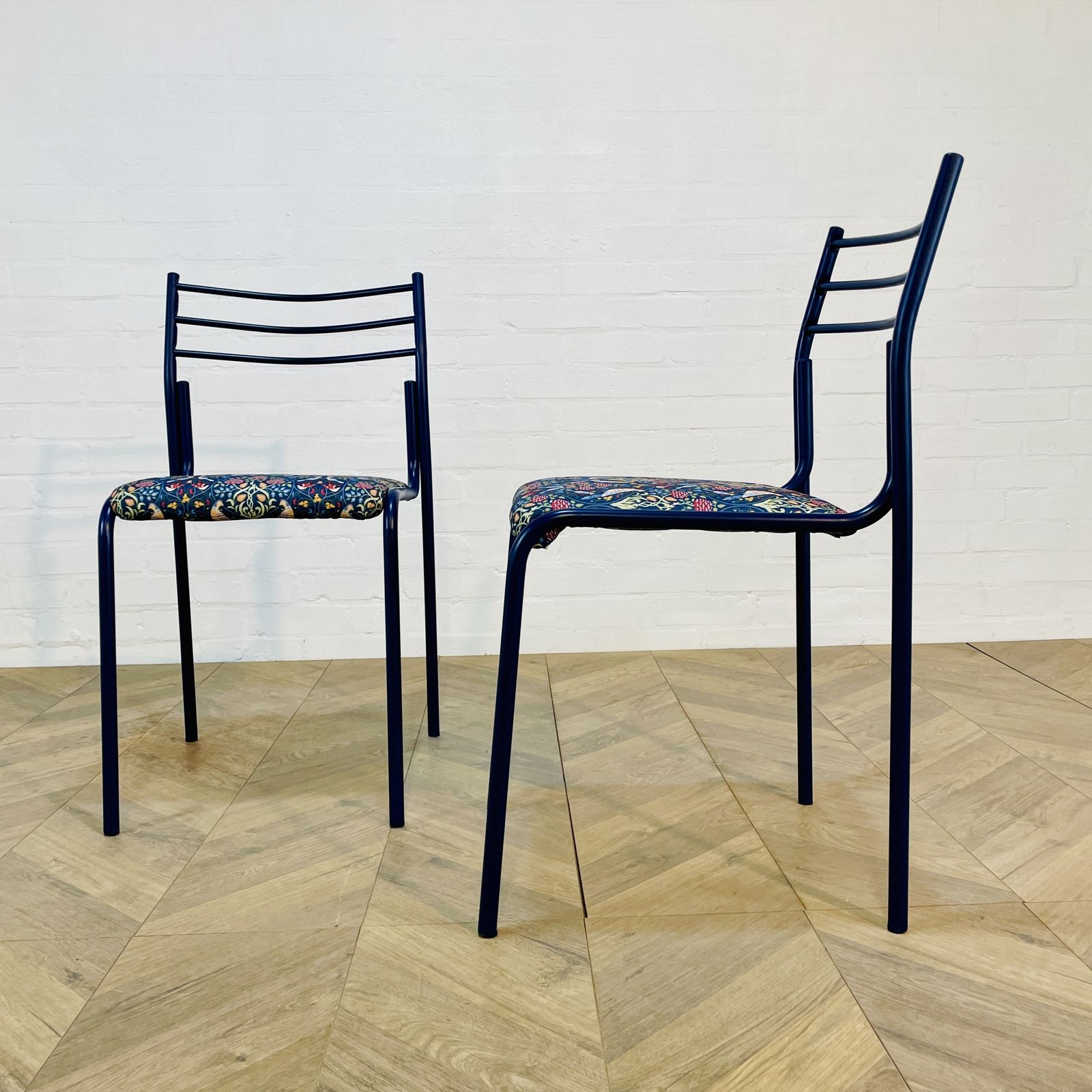 Vintage Metal Framed Chairs, Set Of 2, Featured On Bbc Show; Money For Nothing photo furniture