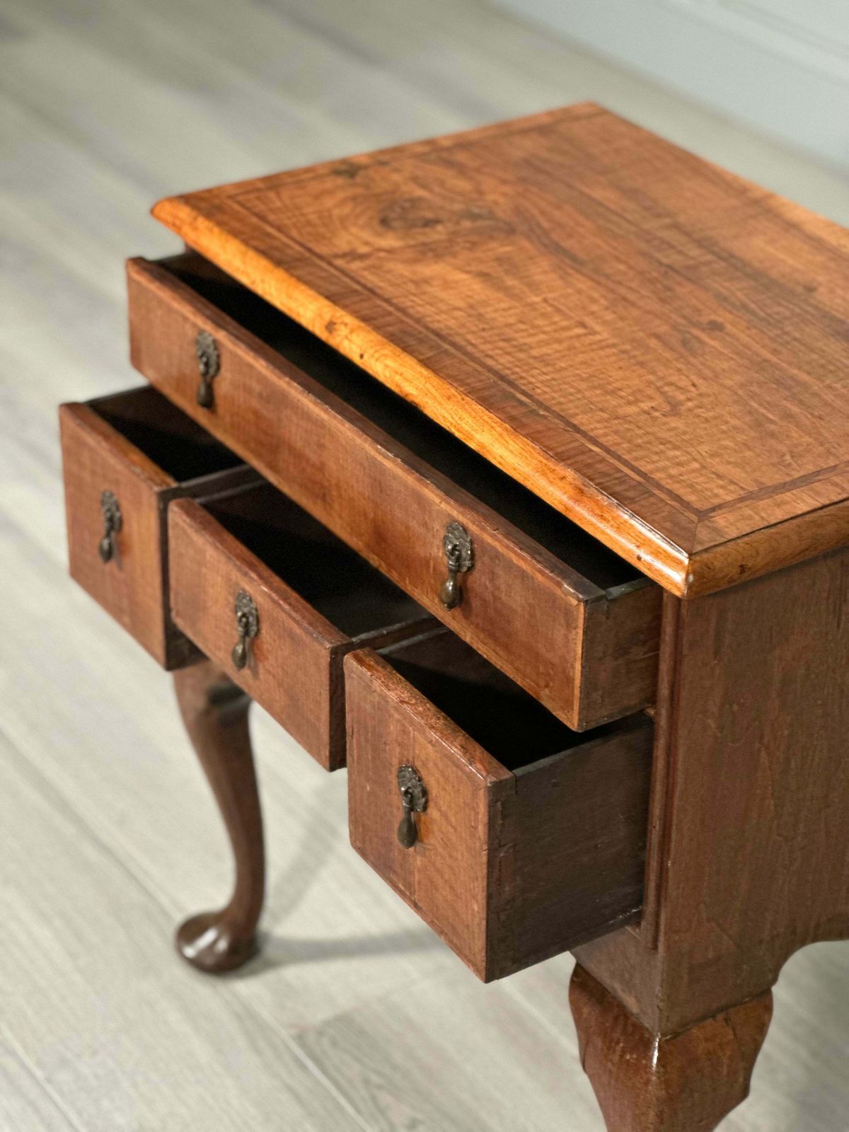 19th Century Walnut Lowboy, 1800s photo 525.0