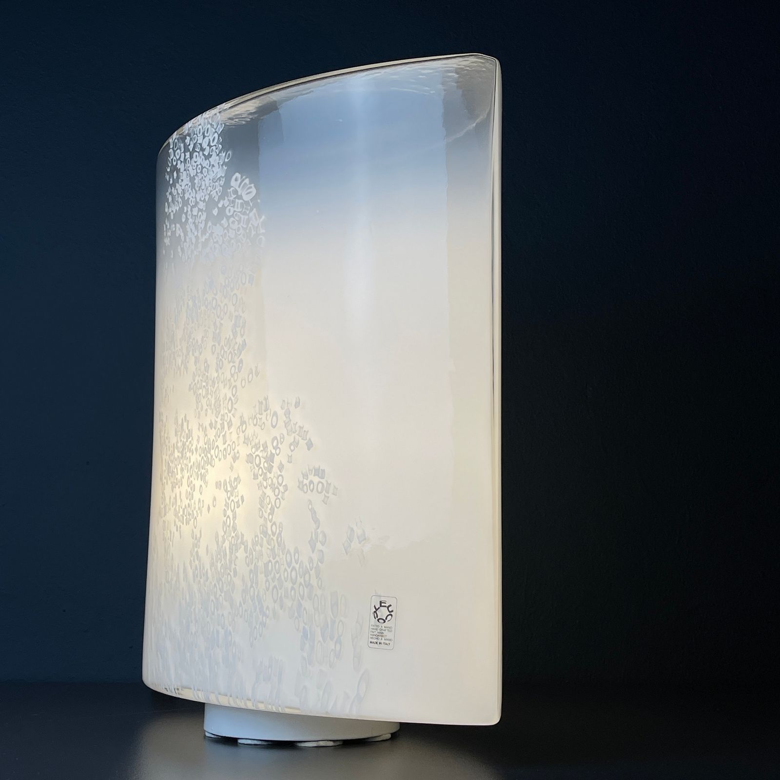 Murano Table Lamp Idra By Rosanna Toso For Leucos, Italy 1980s photo vinterior