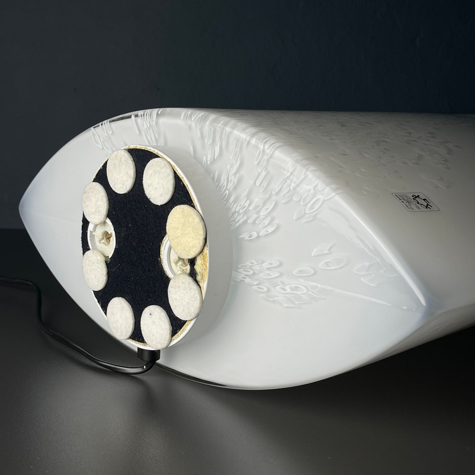 Murano Table Lamp Idra By Rosanna Toso For Leucos, Italy 1980s photo vintage