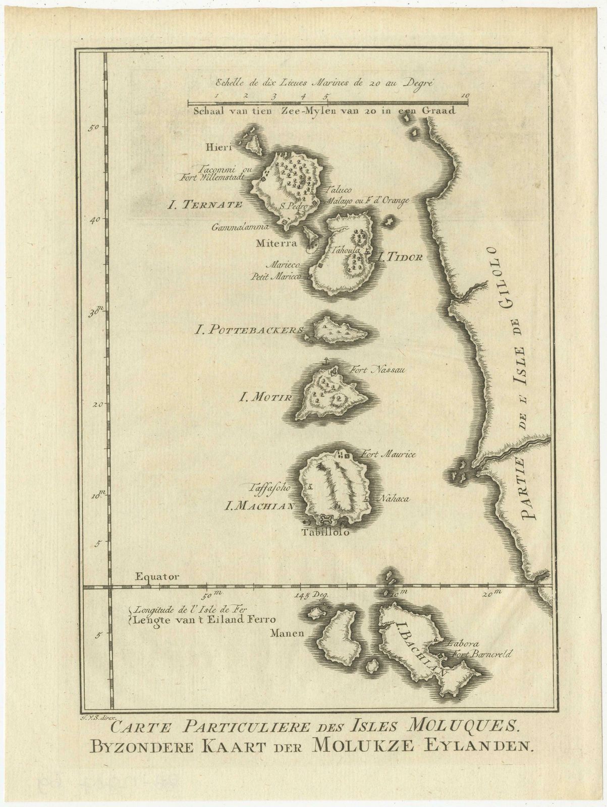 Original Antique Map Of The Maluku Islands Or Moluccas photo furniture