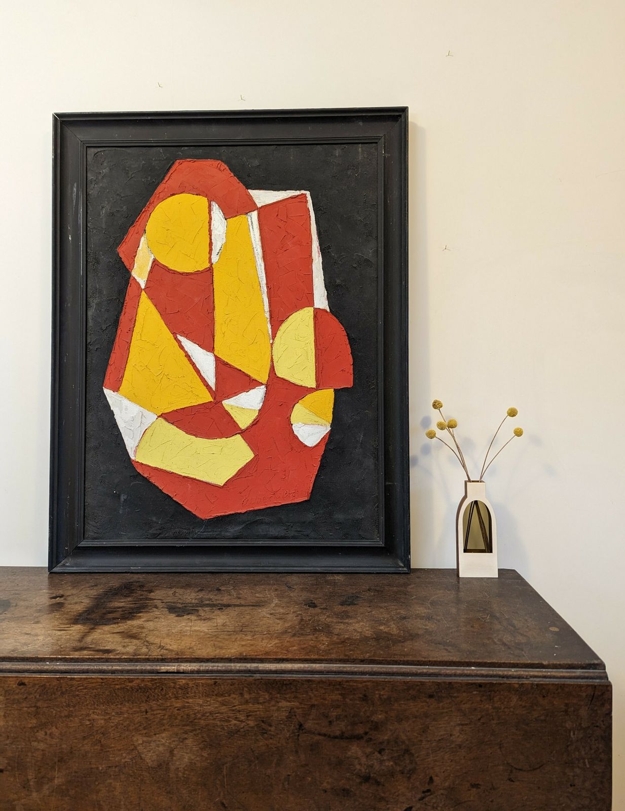 Cradle Oil Painting, Mid 20th Century photo furniture